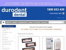 Tablet Screenshot of durodent.com.au